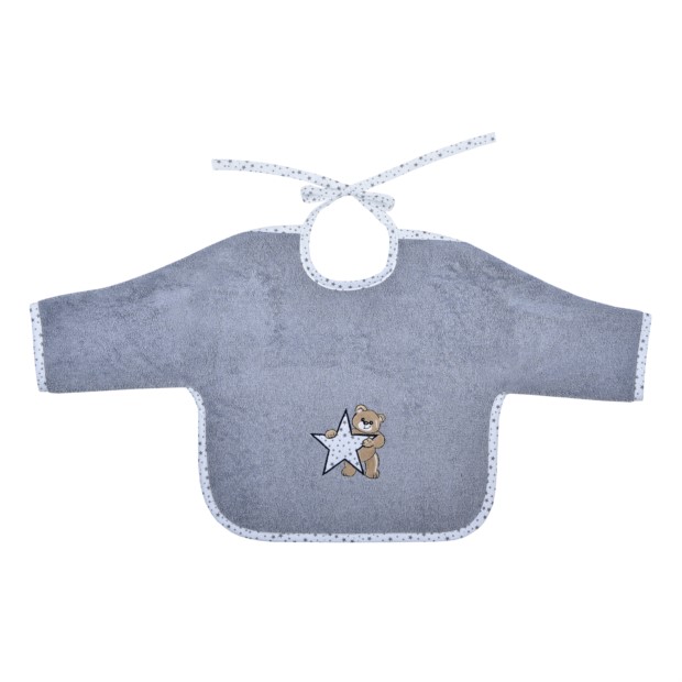 Teddy/Stern grau rmelltzchen Gre 68/34