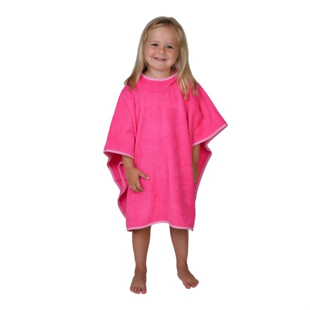 Uni pink Bade-Poncho Gre 60/75