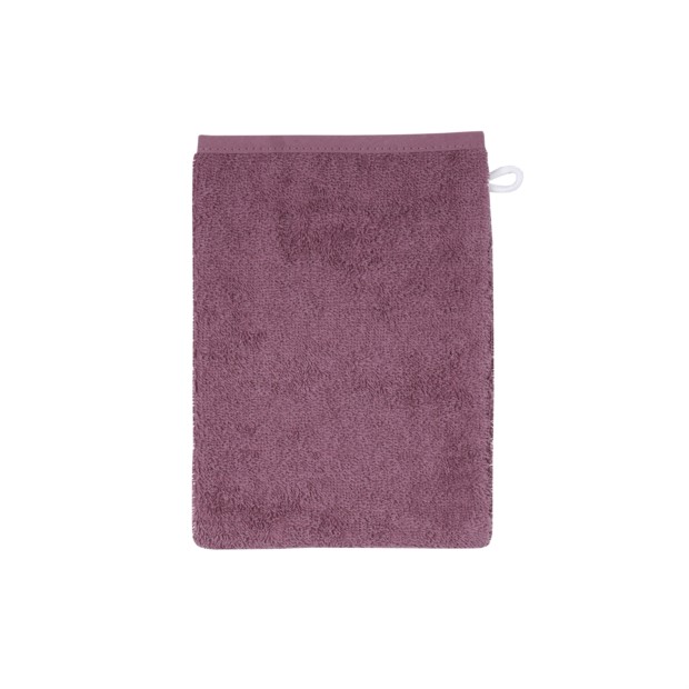 Uni mauve Waschhandschuh Gre 15/21