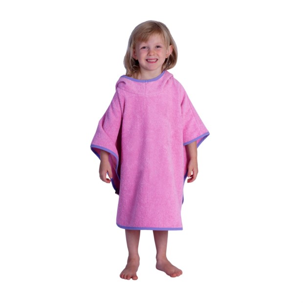 Uni hellflieder Bade-Poncho Gre 60/75