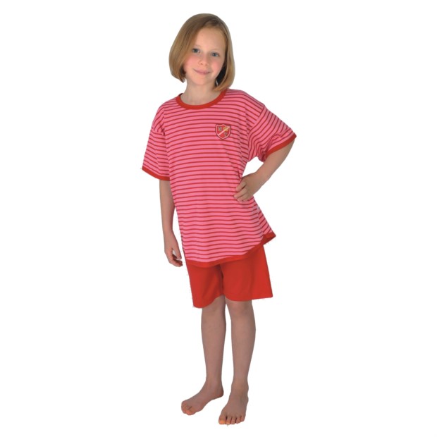 Md. Single-Shorty 2-tlg. Ringel pink-rot Gre 164