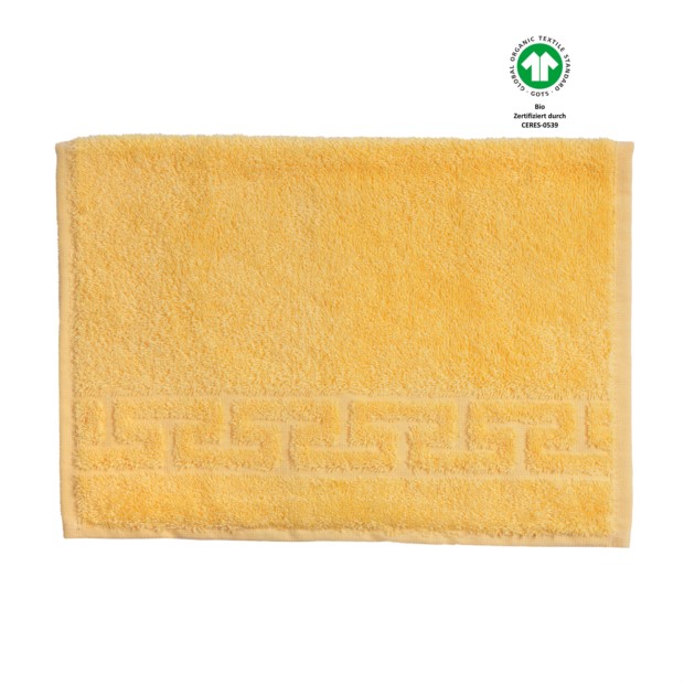 Jacquard M GOTS banane Gstetuch 30/50 cm