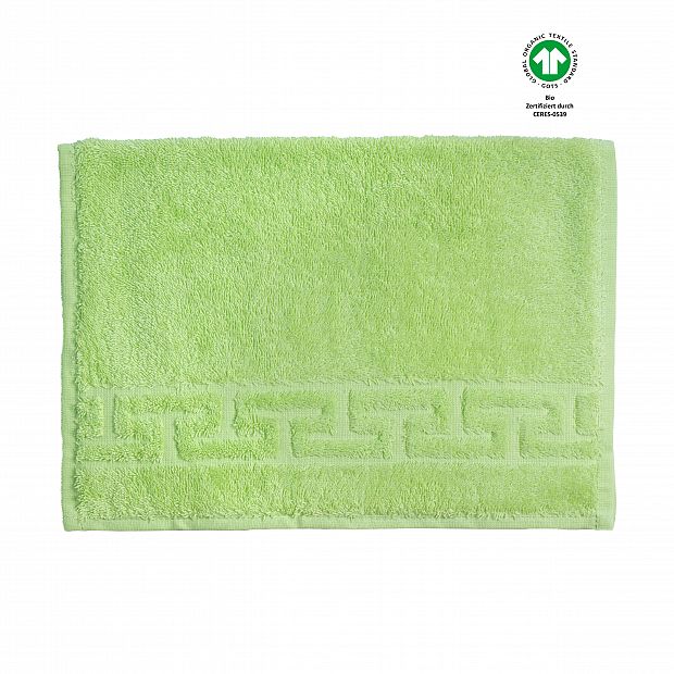 Jacquard M GOTS limone Gstetuch 30x50 cm
