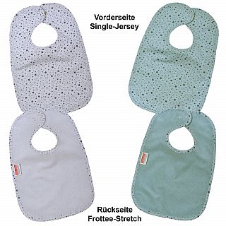 Sterne eisblau-hellgrau Druckknopflatz 26x40 cm 2e