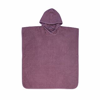 Uni mauve Bade-Poncho Gre 80/75