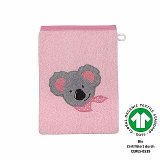 Koala Mdchen perle Waschhandschuh Gre 15x21 cm