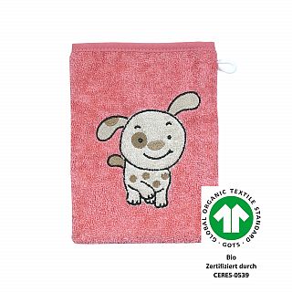 Hund koralle Waschhandschuh Gre 15/21