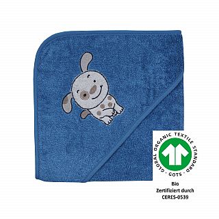 Hund rauchblau Kapuzen-Bt. Gre 80/80