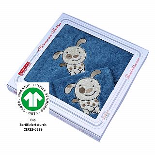 Hund rauchblau KBT (80x80 cm) +WHS in GK