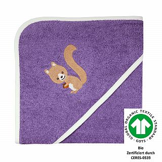 Eichhrnchen flieder Kapuzen-Bt. Gre 80/80