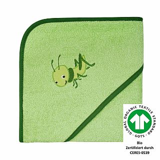 Grashpfer hellgrn Kapuzen-Bt. Gre 80/80