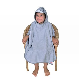Esel hellgrau Bade-Poncho Gre 60/75