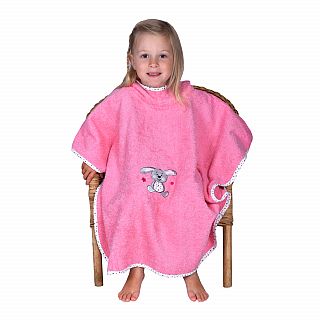 Hase bubblegum Bade-Poncho Gre 60x75 cm