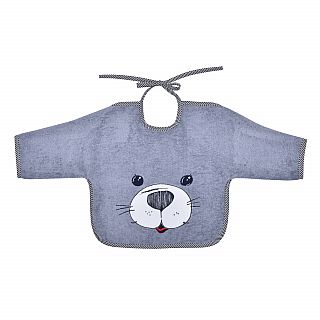 Seehund grau rmelltzchen Gre 68x34 cm