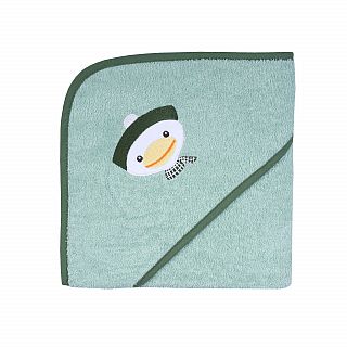 Ente-Junge mint Kapuzen-Bt. Gre 80x80 cm