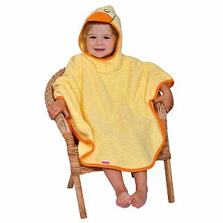 Ente mais Bade-Poncho Grsse 60x75 cm