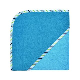 Uni aqua-petrol Kapuzen-Bt. Gre 80x80 cm