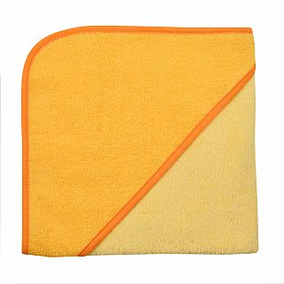 Uni hellgelb/goldgelb Kapuzen-Bt. Gre 100x100 cm