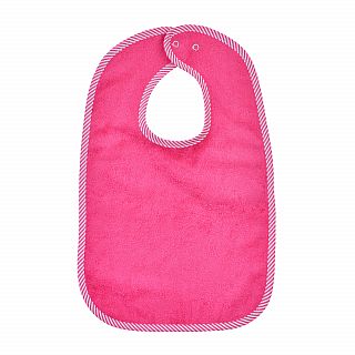 Uni pink Riesen-Latz mit Druckknopf Gr 30x45 cm