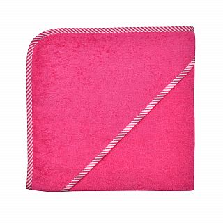 Uni pink Kapuzen-Bt. Gre 80x80 cm