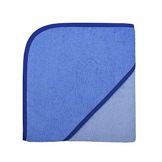 Uni sky/ciel Kapuzen-Badetuch 80 x 80 cm