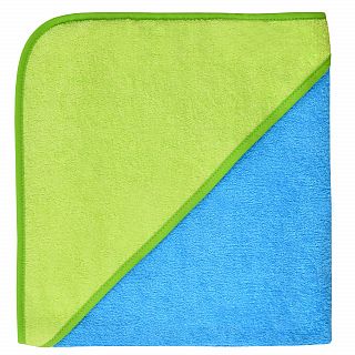 Uni ozean/limone Kapuzen-Bt. Gre 100x100 cm