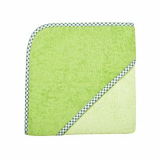 Uni pastellgrn/opalgrn Kapuzen-Bt. Gre 80x80 c