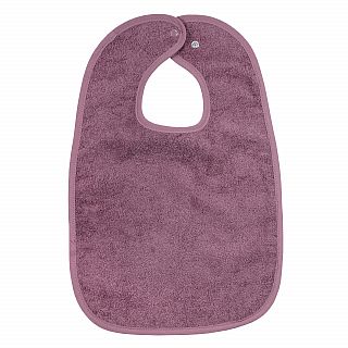 Uni mauve Riesen-Latz mit Druckknopf Gr 30x45 cm