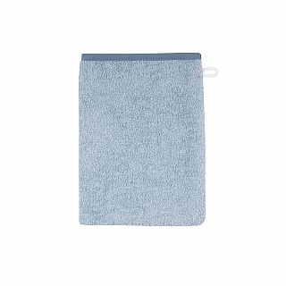 Uni stahlblau Waschhandschuh Gre 15x21 cm