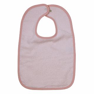 Uni lachsrosa Riesen-Latz mit Druckknopf Gr 30x45 