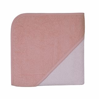 Uni lachsrosa-erika Kapuzen-Bt. Gre 80x80 cm