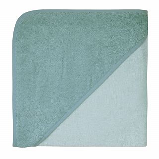 Uni mint-eisblau Kapuzen-Bt. Gre 100x100 cm