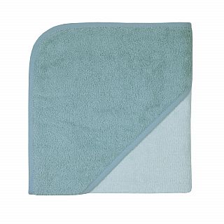 Uni mint-eisblau Kapuzen-Bt. Gre 80x80 cm