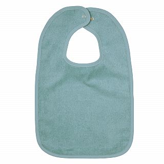 Uni eisblau Riesen-Latz mit Druckknopf Gr 30x45 cm