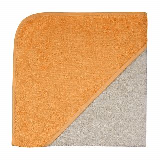 Uni greige-camel Kapuzen-Bt. Gre 100x100 cm