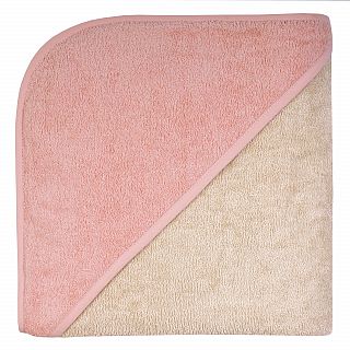 Uni greige-erika Kapuzen-Badetuch 140x140 cm