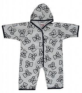 .Druck Teddy weiss Badeoverall Gr. 98/104