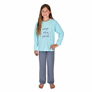 Md. Single-Schlafanzug Stop mint Gre 116-152