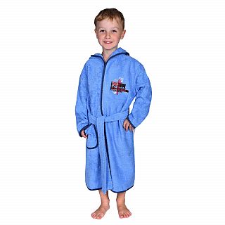 Kn. Bademantel Off Road ciel Gre 104-140