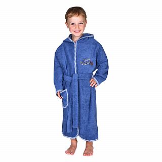 Kn. Bademantel LKW dunkeljeans Gre 104