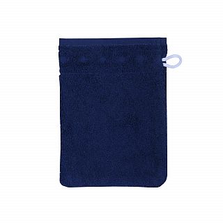 Jacquard R marine Waschhandschuh Gre 17/22 cm