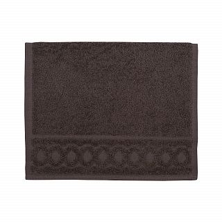 Jacquard R coffee Gstetuch 30/50 cm