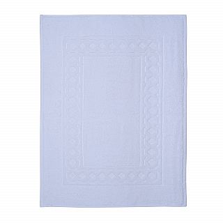 Jacquard R weiss Duschvorleger 50/70 cm