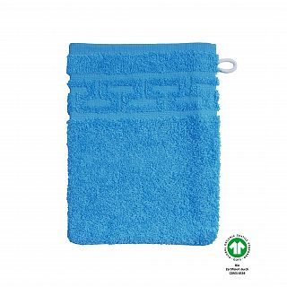 Jacquard M GOTS ozean Waschhandschuh Gre 17/22 c