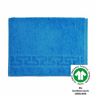 Jacquard M GOTS ozean Gstetuch 30x50 cm