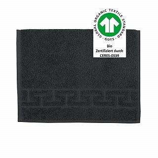 Jacquard M GOTS graphit Gstetuch 30x50 cm