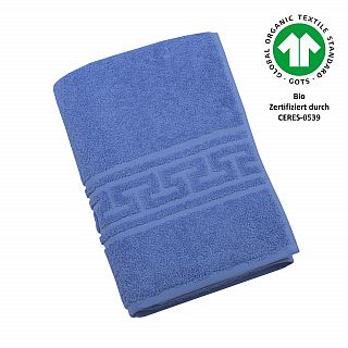 Jacquard M GOTS ciel Duschtuch 70x140 cm